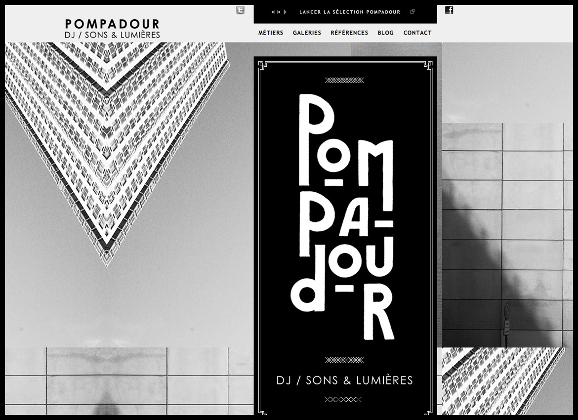 Pompadour - Site internet - Les Graphiquants